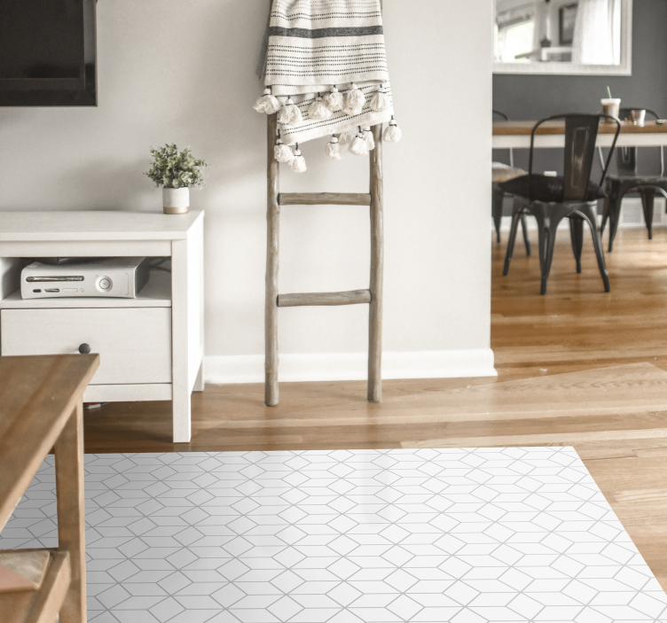 Vinylteppich nordisch Nordische sechsecke - TenStickers