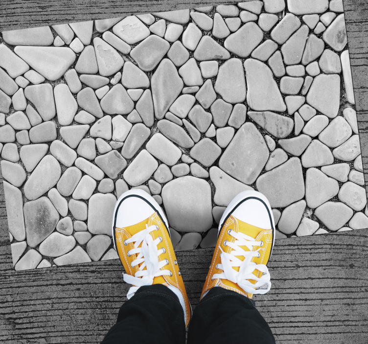 Vinylteppich Steine Nahtlose steinstruktur - TenStickers