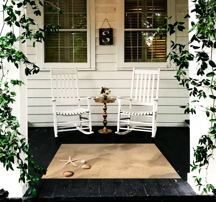 Vinylteppich Steine Sommer vibe vinyl teppich sand - TenStickers