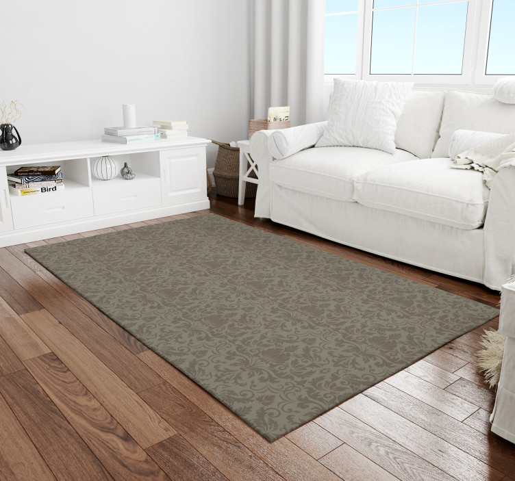 Vinylteppich Retro elegantes Barockmuster - TenStickers