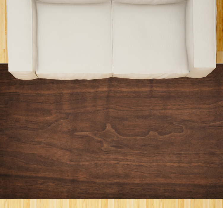 Vinylteppich Textur Dunkles mahagoniholz - TenStickers