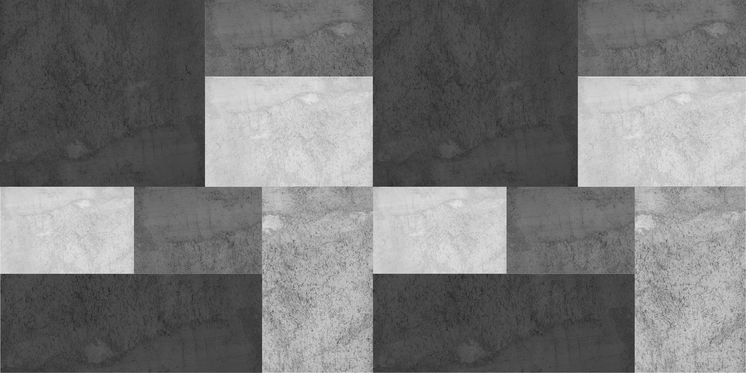 Vinyl Teppich schwarz modernes quadrate-design - TenStickers