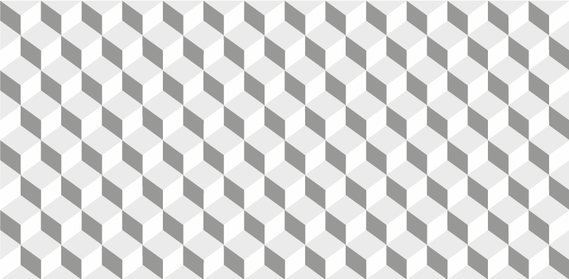 Vinyl Teppich Küche graue würfel - TenStickers