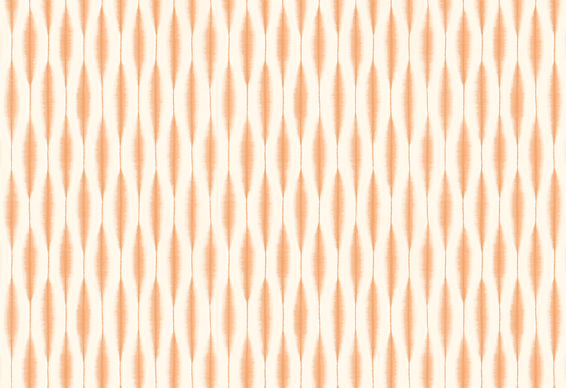 Vinyl Teppich modern ikat kasuri orange - TenStickers