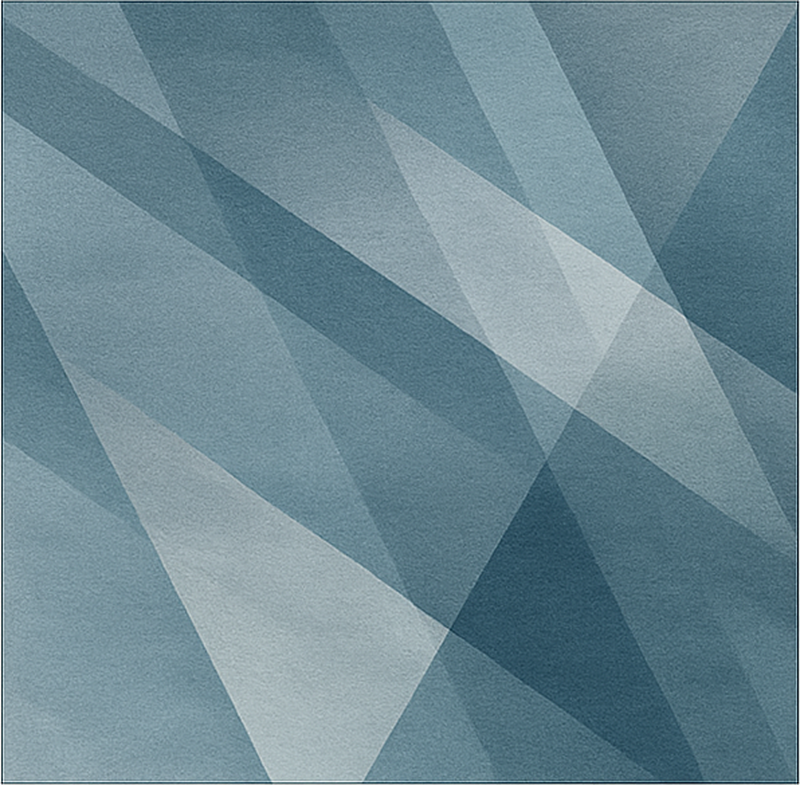 Vinyl Teppich Esszimmer abstrakter geometrischer farbverlauf - TenStickers