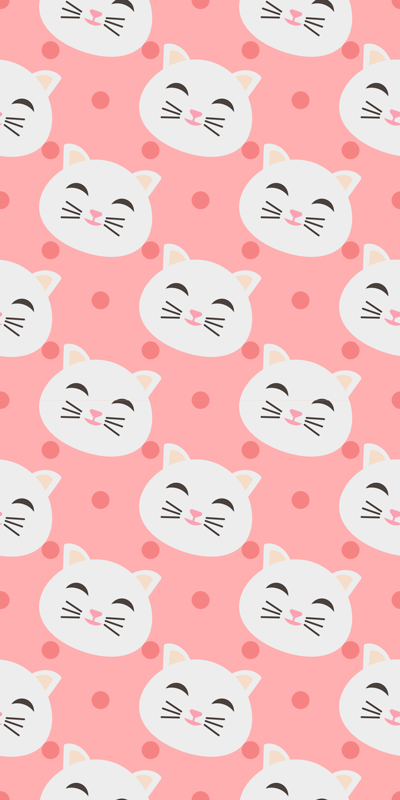 Vinyl teppich tiere lustige kleine katzen - TenStickers
