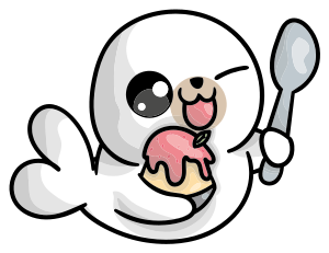 Vinyl teppich tiere anime babyrobbe - TenStickers