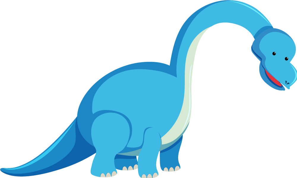 Vinyl teppich tiere mit süßer dinosaurierfigur - TenStickers