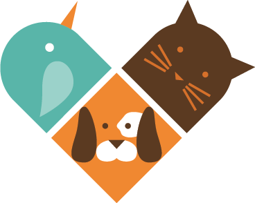 Vinyl teppich tiere bunte tiergesichter - TenStickers