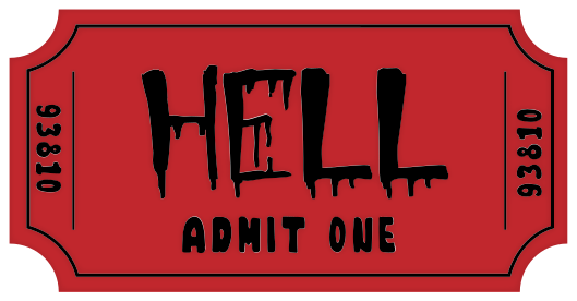 Vinyl teppich halloween eintritt ins verderben - TenStickers
