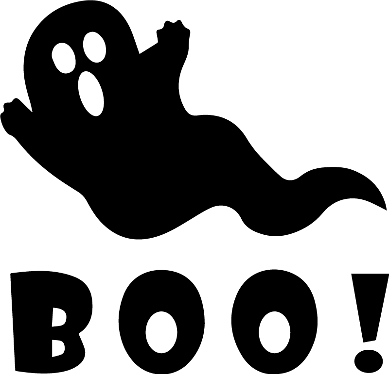 Vinyl teppich halloween gespenstisches boo display - TenStickers
