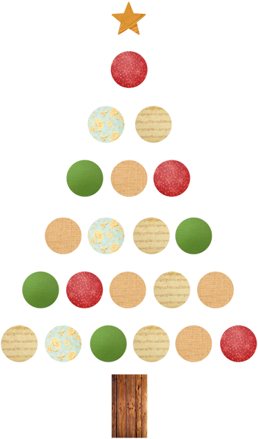 Vinyl teppich weihnachten bunter baum - TenStickers