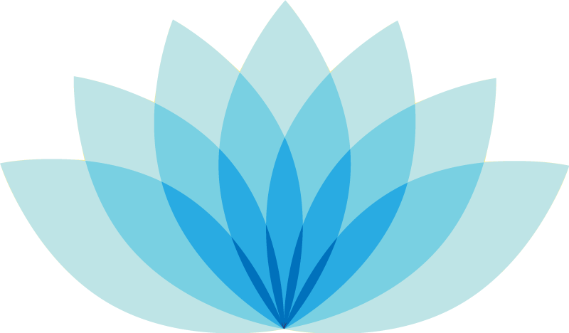 Vinyl teppich blumen monochrome lotusblume - TenStickers