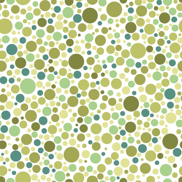 Vinyl teppich esszimmer mit grünen punkten - TenStickers