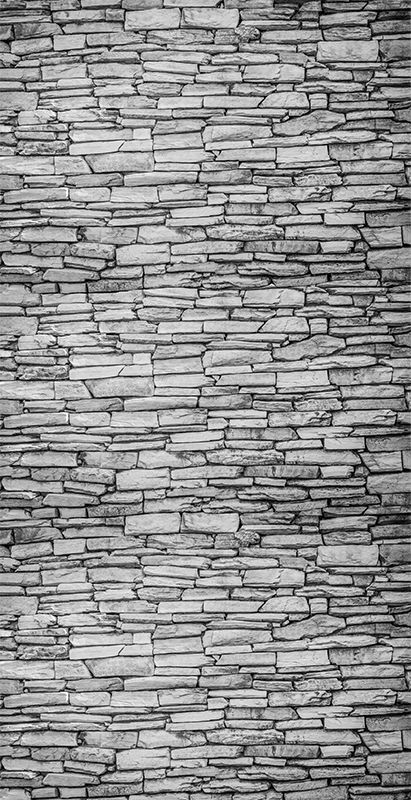 Vinyl teppich esszimmer mit strukturierten steinen - TenStickers