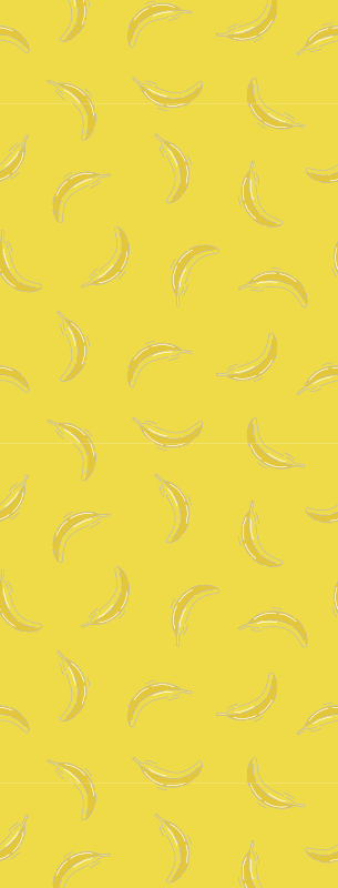 Vinyl teppich küche in pantone bananenfarbe - TenStickers