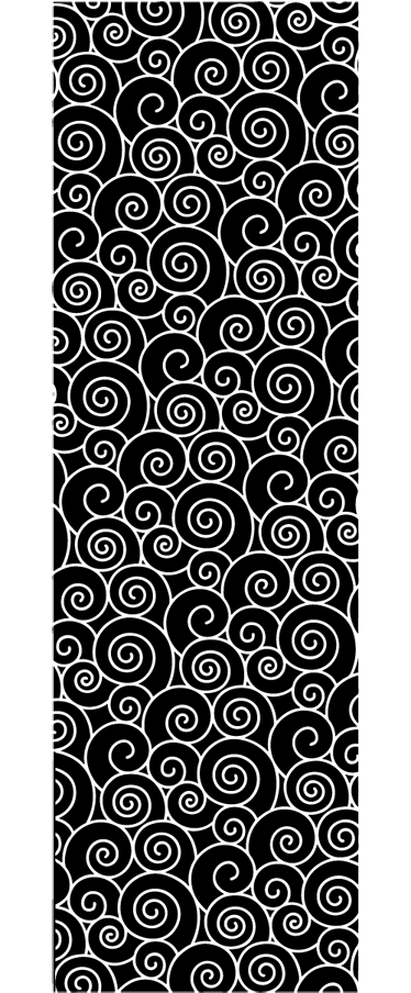 Vinyl teppich bad kreise und wellen - TenStickers