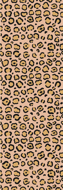 Vinyl teppich tiermuster leopardenpastellprint - TenStickers