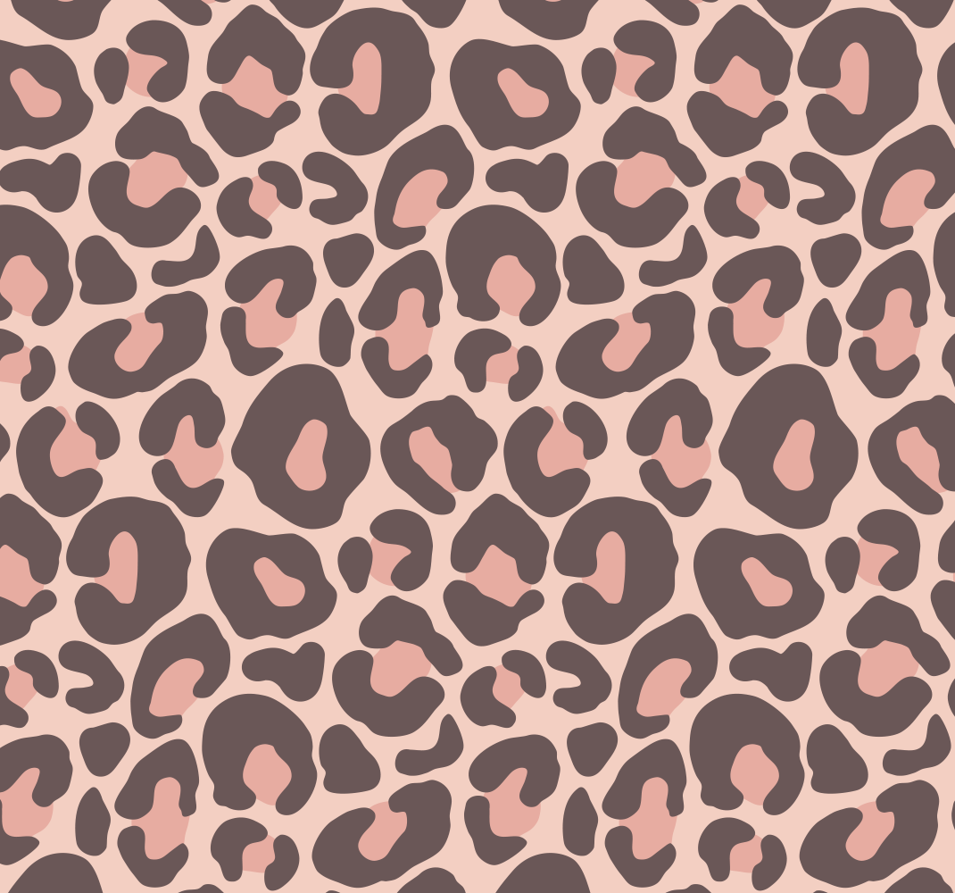 Vinyl teppich tiermuster pinkes leopardenmuster - TenStickers