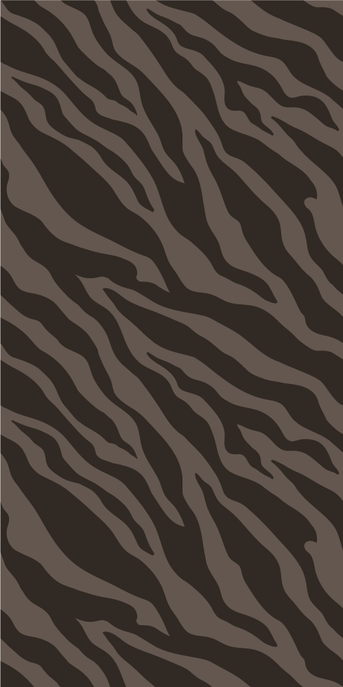 Vinyl teppich tiermuster dunkles zebramuster - TenStickers