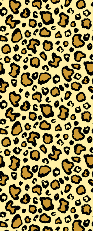 Vinyl teppich tiermuster leopardenmuster klassisch - TenStickers