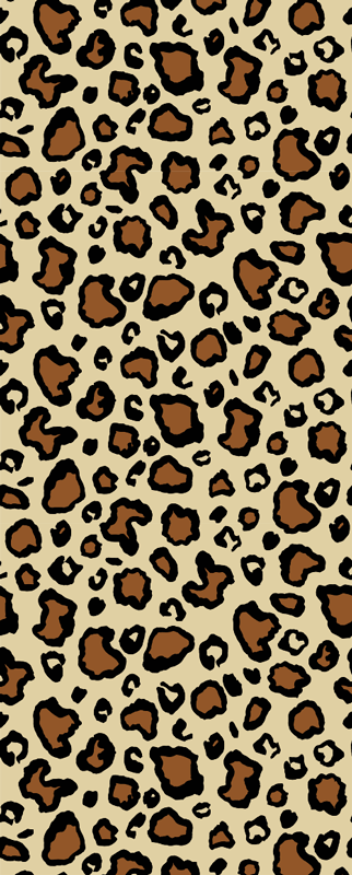 Vinyl teppich tiermuster klassischer leopardenprint - TenStickers