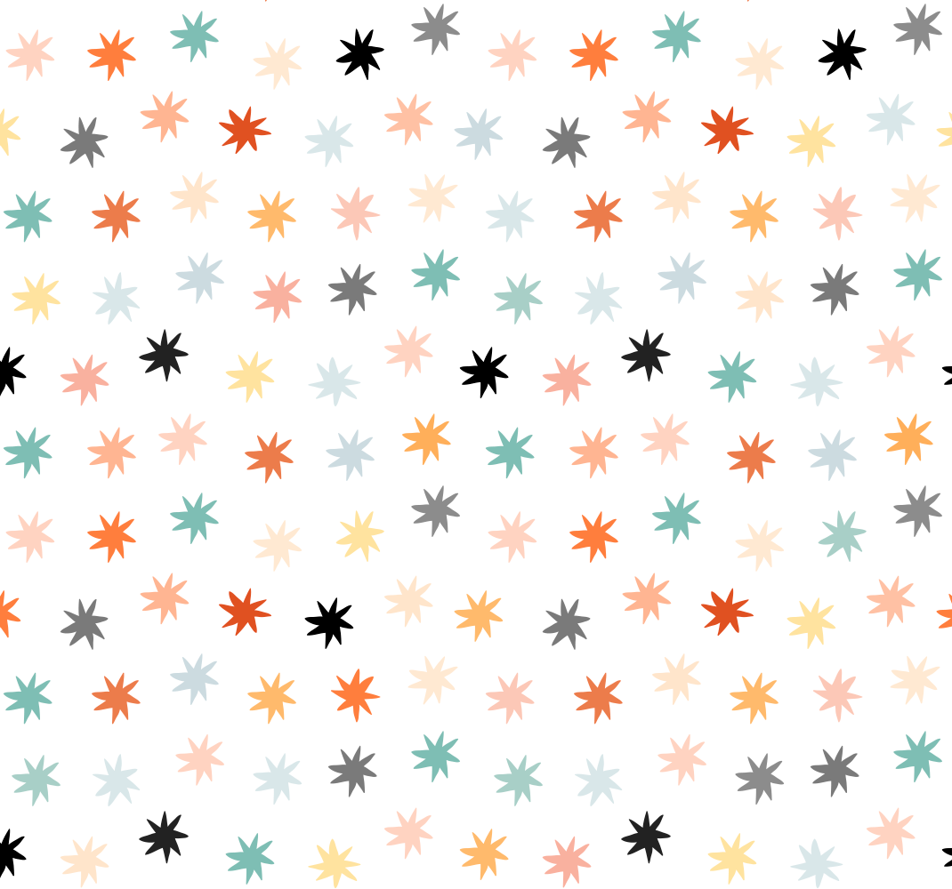 Vinyl teppich sterne geometrisches sternenmuster - TenStickers