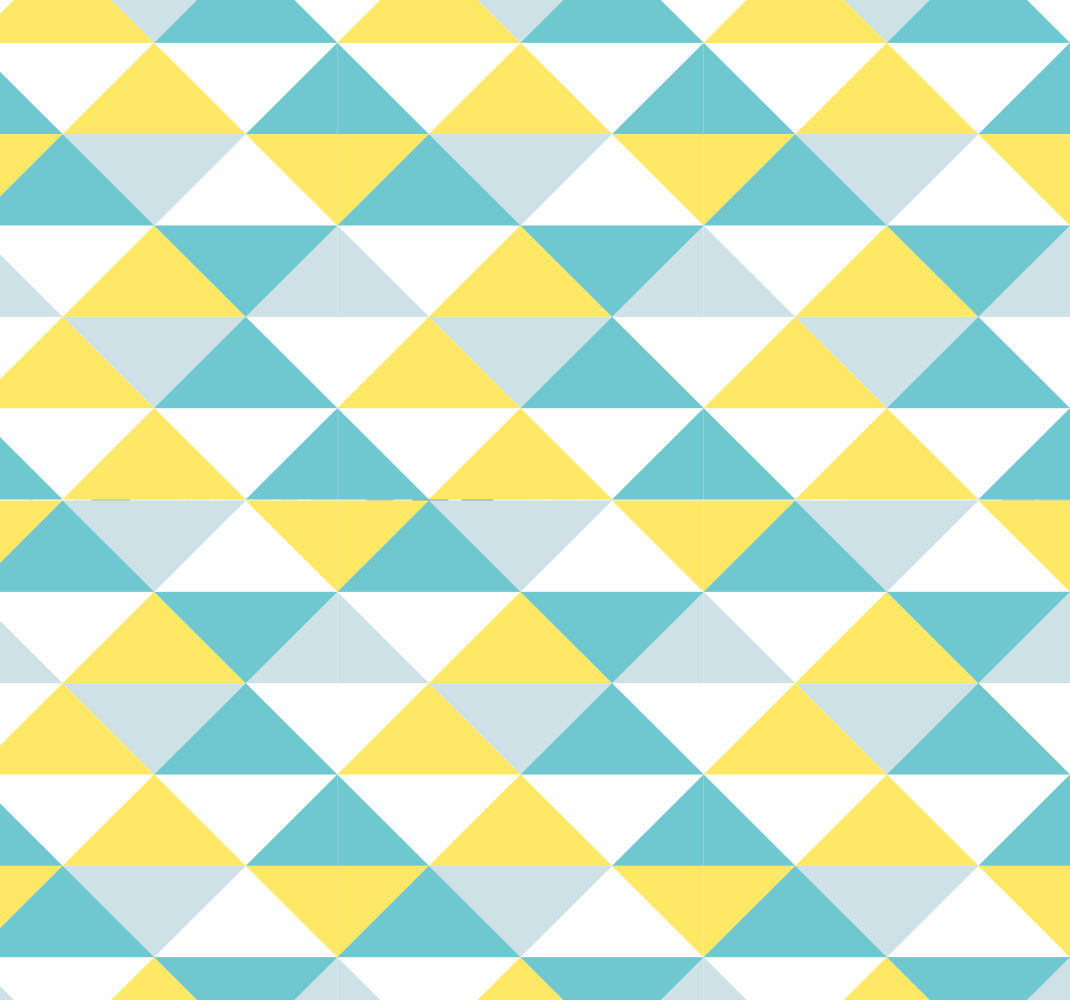 Vinyl teppich geometrisch gelb und blautöne - TenStickers