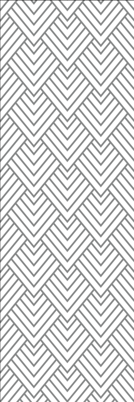 Vinyl teppich geometrisch weißes dreiecksmuster - TenStickers