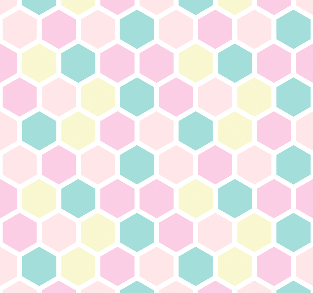 Vinyl teppich geometrisch in pastellfarben - TenStickers