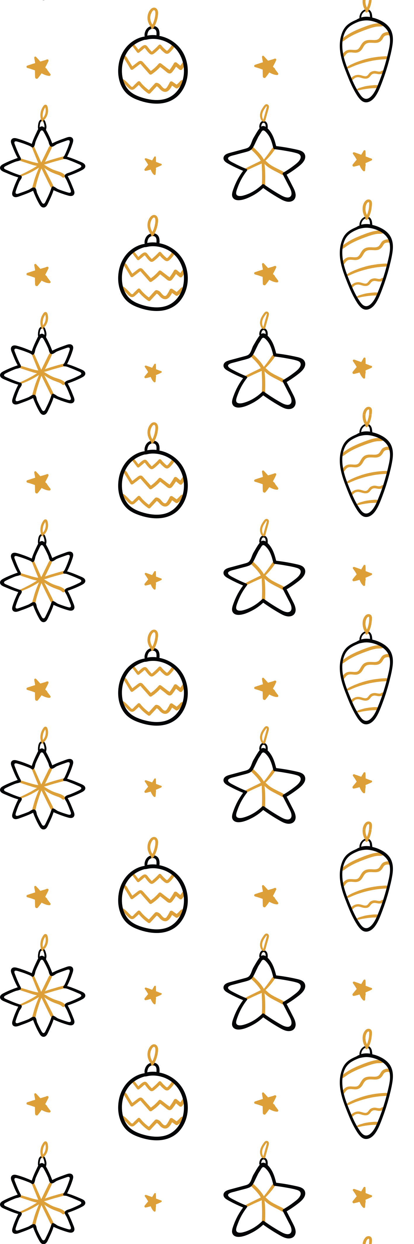 Vinyl teppich weihnachten mit weißem sternenmuster - TenStickers