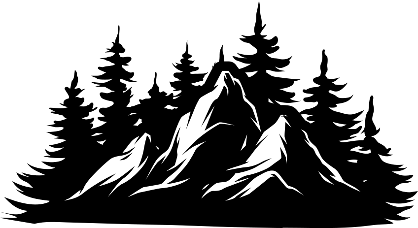 Vinyl teppich natur gebirgslandschaft - TenStickers