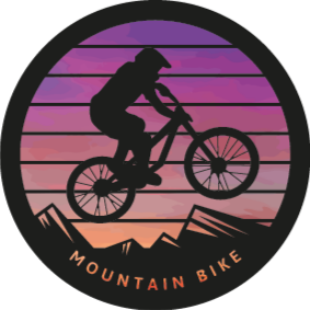 Vinyl teppich natur für bergbiker - TenStickers