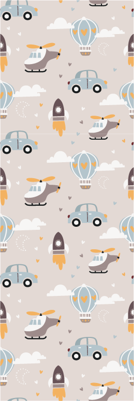 Vinyl teppich schlafzimmer mit niedlichem design für kinder - TenStickers