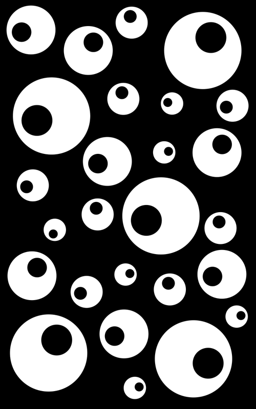 Vinyl teppich geometrisch mit wasserperlen - TenStickers