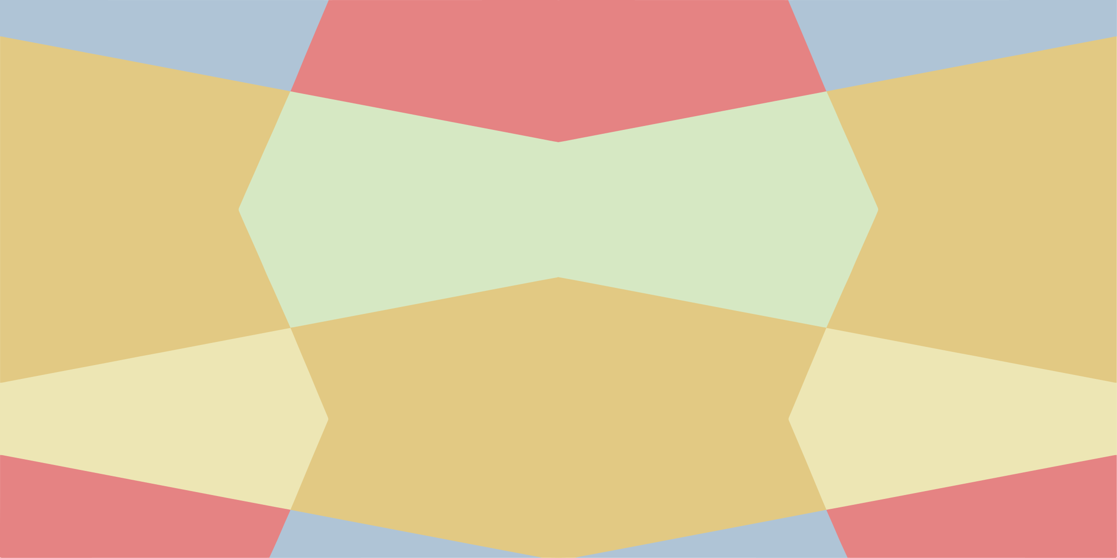 Vinyl teppich geometrisch in pastellfarbblöcken - TenStickers