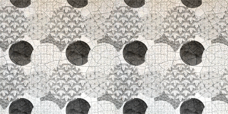 Vinyl teppich geometrisch mit orientalischem muster - TenStickers
