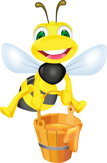 Vinyl teppich kinder mit bienenhonig aufkleber - TenStickers