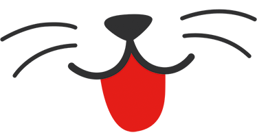 Vinyl teppich kinder mit katzenmund und nase - TenStickers