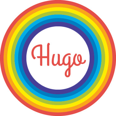 Vinyl teppich kinder regenbogenkreis mit namen - TenStickers