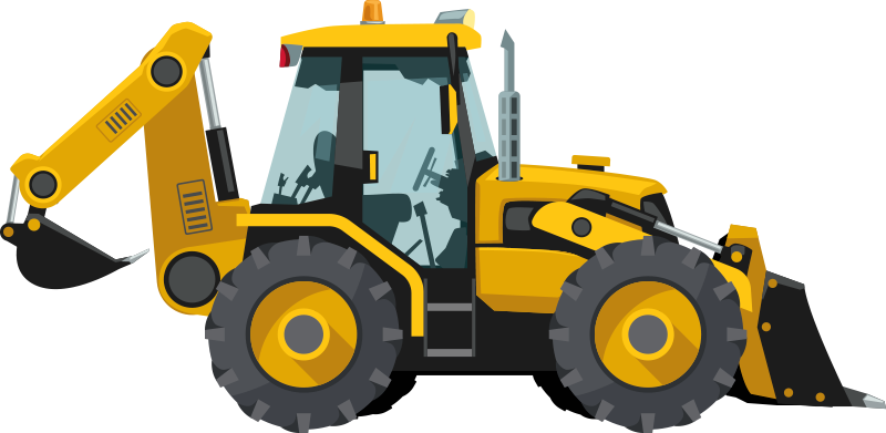 Vinyl teppich kinder mit realistischem traktor - TenStickers