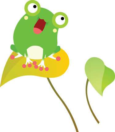 Vinyl teppich kinder singende frosch - TenStickers