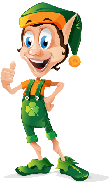 Vinyl teppich kinder kleeblatt elf - TenStickers