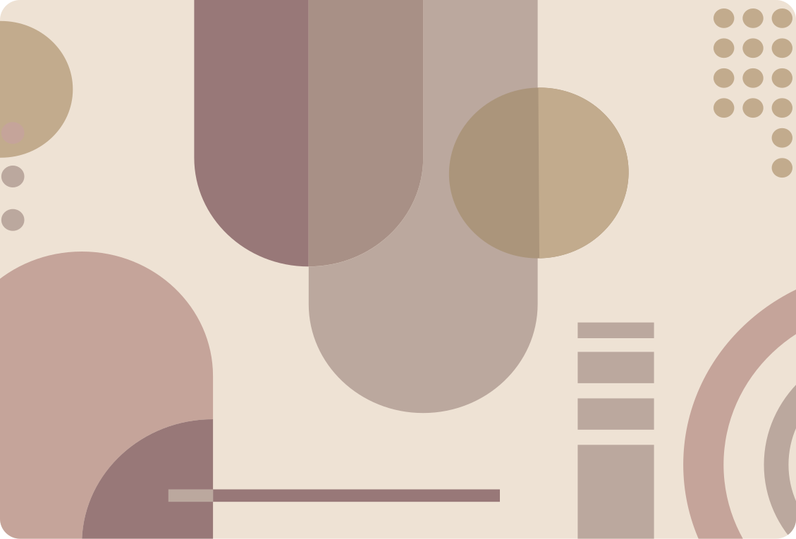 Vinyl teppich schlafzimmer braune geometrische moderne kunst - TenStickers