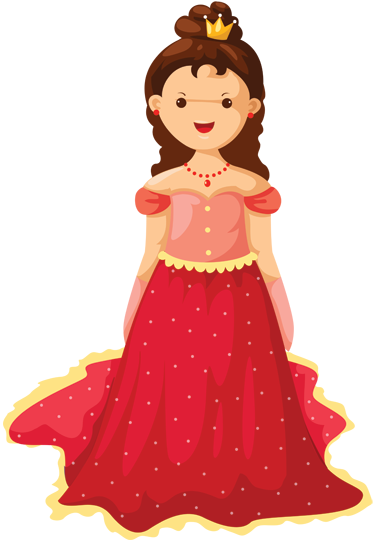 Vinyl teppich kinder mit königin illustration - TenStickers