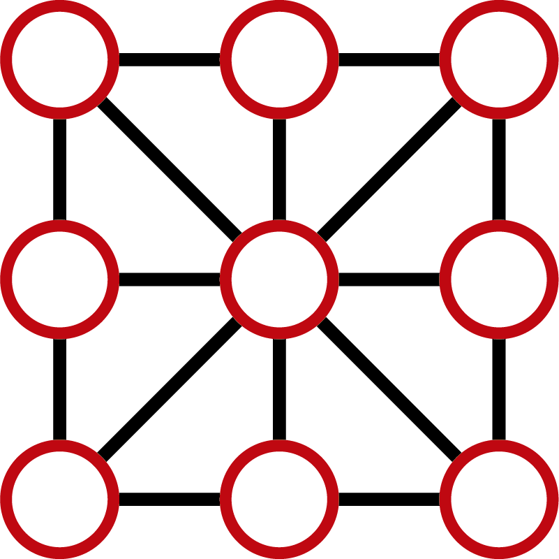 Vinyl teppich spiele mit drei in einer reihe - TenStickers