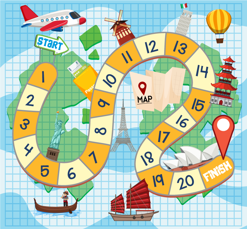 Vinyl teppich spiele spielkartenmappe - TenStickers