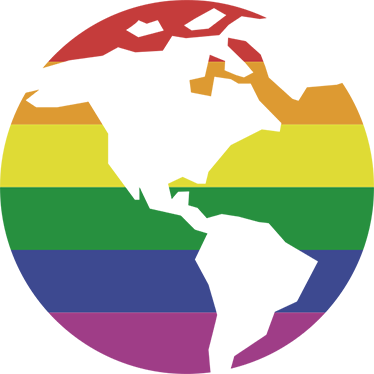 Vinyl teppich weltkarte gay pride aufkleber - TenStickers