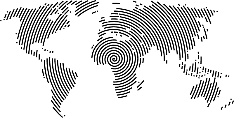 Vinyl teppich weltkarte modernes mappendesign - TenStickers