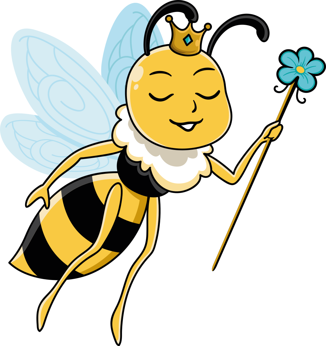 Vinyl teppich kinder im zauberhaften bienen design - TenStickers